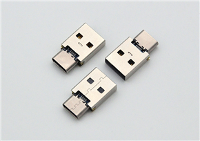 USB 2.0 AM 转TYPE CF 16P 双56K 电阻